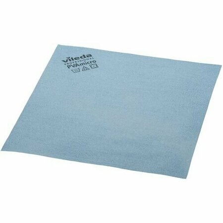 VILEDA PROFESSIONAL Cleaning Cloths, Microfiber, 14inx15in, BE VLD143590